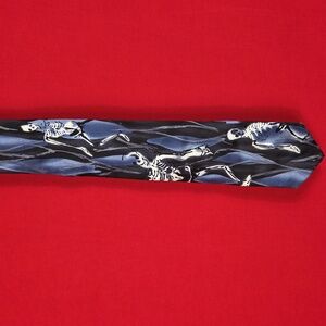 J GARCIA Who Goes‎ There? Silk Tie Skeleton